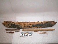 藏品(有舷外支架小船模型)的圖片